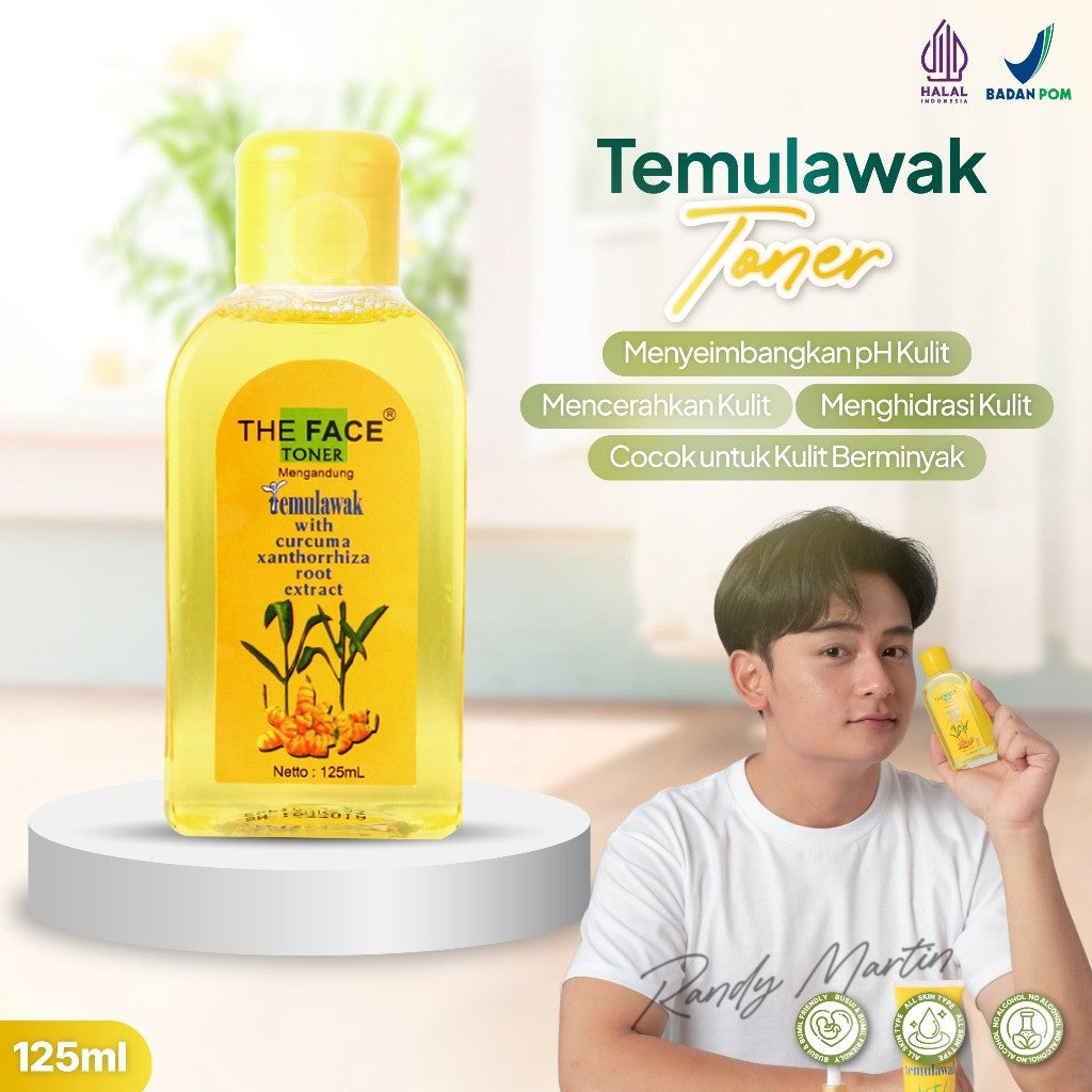 THE FACE Temulawak Toner 125ml With Allantoin % Glutathione | Man Corner
