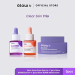 GLOW FX Clear Skin & Glow Complete 4 Step Bundle - Skincare Lengkap Jerawat & Brightening 4 Langkah
