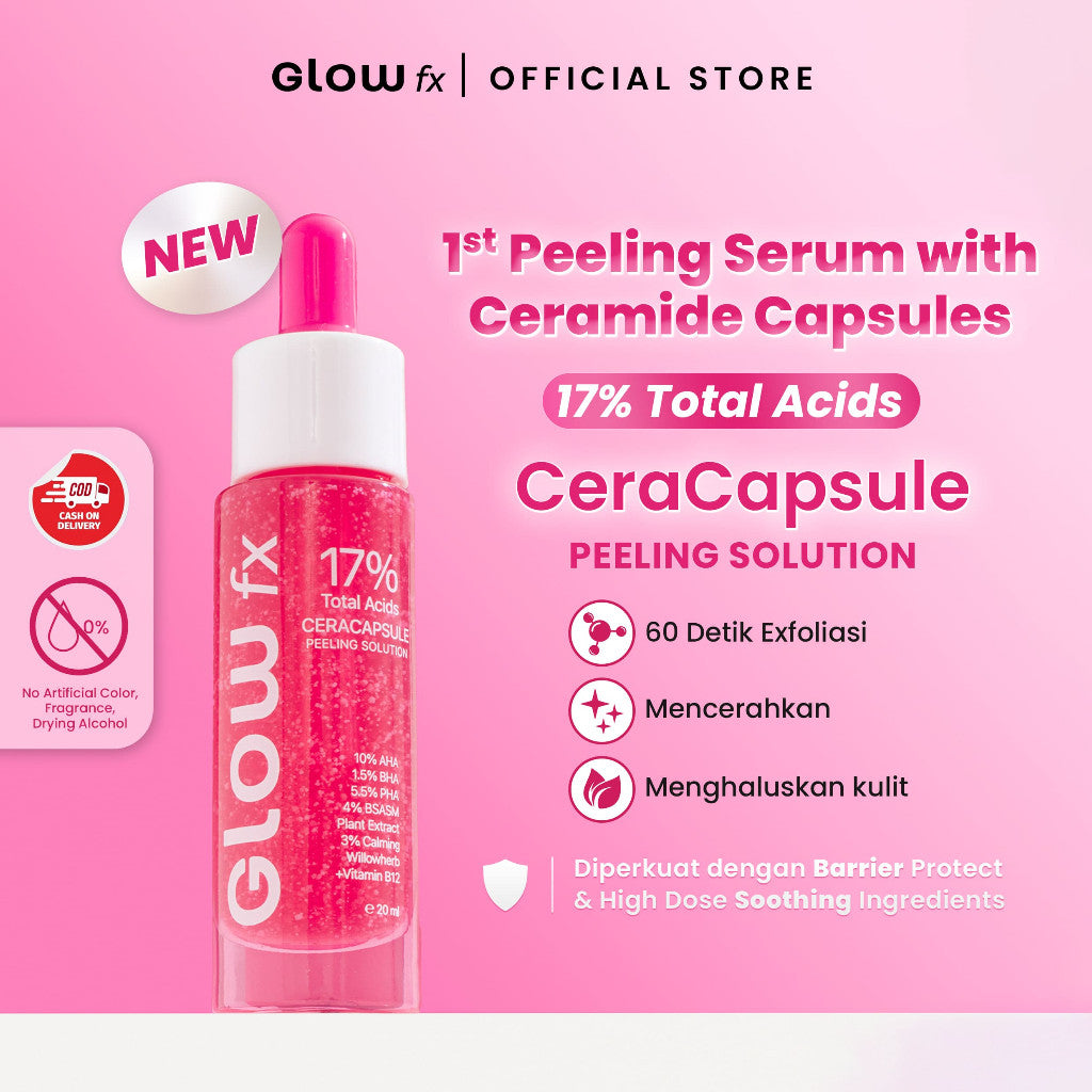 [Clear & Bright Perfecting Trio] GLOW FX Peeling Serum + Glow Bomb Serum 20ml + Acne Pure Serum 20ml