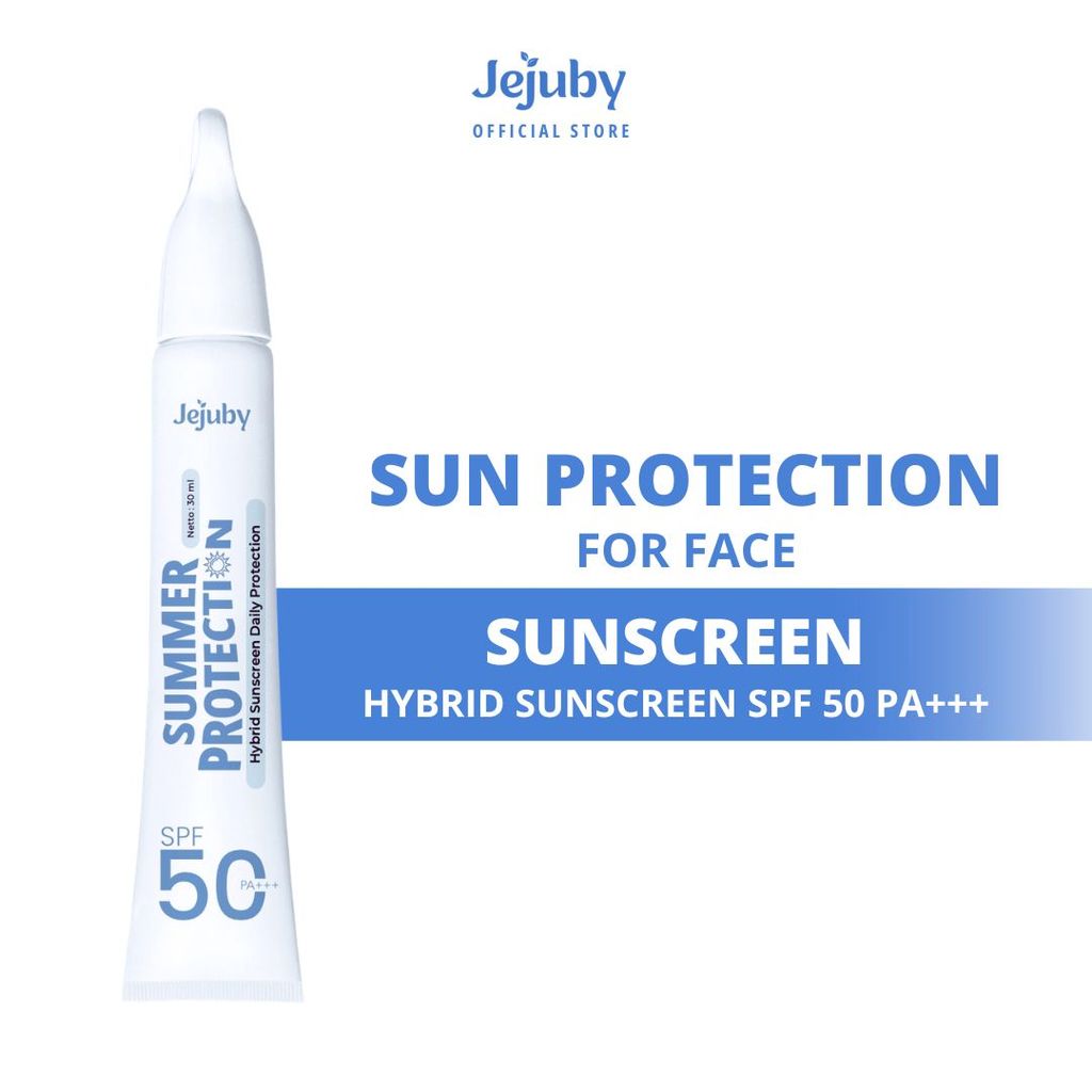 Hybrid Sunscreen Daily Protection SPF 50 PA+++ Jejuby | Sunscreen Wajah