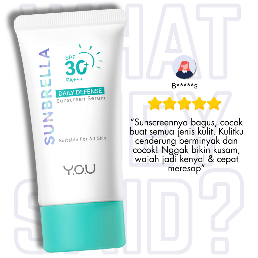 Y.O.U Sunbrella Sunscreen | Triple UV, 2% Niacinamide Brightening, Tone Up, Acnecare, Airy Outdoor,Airy Ultra Spray, Acna Shield Light