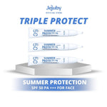 [TRIPLE PCS] Hybrid Sunscreen Daily Protection SPF 50 PA+++ Jejuby | Sunscreen Wajah