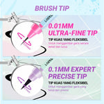 DAZZLE ME Lock&Pop Volumax-ing Longlash-ting Mascara | Duo Eyeliner Series Hyper Stay and Hyper Slim | Eyebrow Pencil Series Pensil Alis Tahan Lama