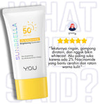 Y.O.U Sunbrella Sunscreen | Triple UV, 2% Niacinamide Brightening, Tone Up, Acnecare, Airy Outdoor,Airy Ultra Spray, Acna Shield Light