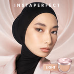 Instaperfect Poreless Blur Satin Real Skin Set- Instaperfect Skincover Air Cushion + Instaperfect Skin Blur Filter Powder- Set Make up for Medium Coverage Result
