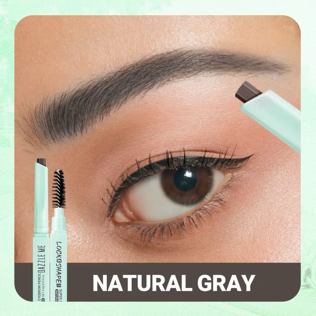 DAZZLE ME Lock&Pop Volumax-ing Longlash-ting Mascara | Duo Eyeliner Series Hyper Stay and Hyper Slim | Eyebrow Pencil Series Pensil Alis Tahan Lama