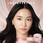 Instaperfect Poreless Blur Satin Real Skin Set- Instaperfect Skincover Air Cushion + Instaperfect Skin Blur Filter Powder- Set Make up for Medium Coverage Result
