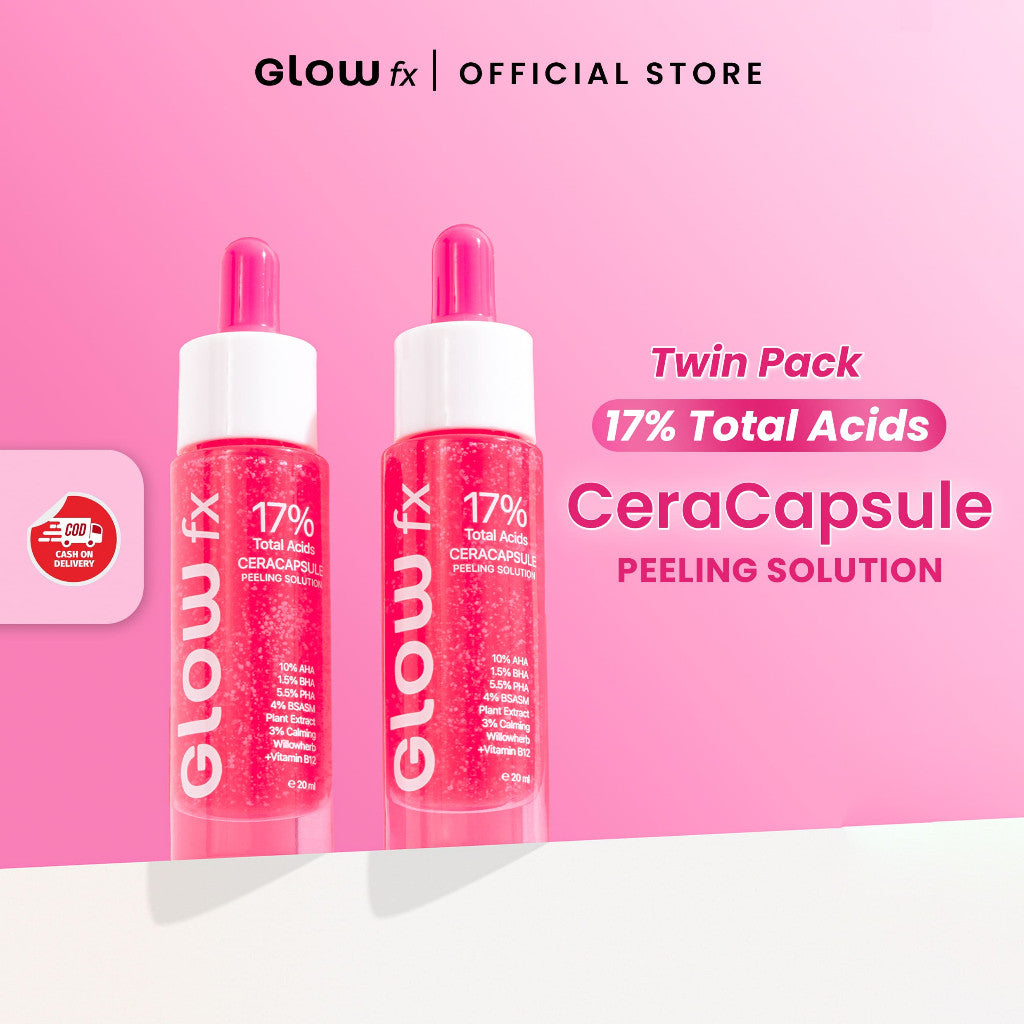 [Clear & Bright Perfecting Trio] GLOW FX Peeling Serum + Glow Bomb Serum 20ml + Acne Pure Serum 20ml