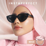 Instaperfect Poreless Blur Satin Real Skin Set- Instaperfect Skincover Air Cushion + Instaperfect Skin Blur Filter Powder- Set Make up for Medium Coverage Result