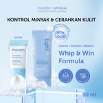 WARDAH Lightening Low pH Nano Niacinamide Hyaluronic Zinc Whip Facial Foam | Light+ Facial Wash Skincare Face Wash Sabun Cuci Muka Cleansing Pembersih Wajah Terhidrasi Wajah Bersih - Busa Lembut - Untuk Kulit Normal Cenderung Berminyak - Skincare