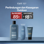 [KAHF BUNDLE 3IN1 : PAKET FRESH AKTIF SEHARIAN] Paket Perlindungan & Kesegaran Outdoor (Deodorant + Body Wash + Sunscreen) - 3in1 Bundle untuk Cowok Aktif Bebas Bau & Tetap Terlindungi - Suitable for Daily Use