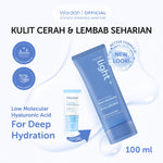 WARDAH Lightening Low pH Nano Niacinamide Low Molecular Hyaluronic Gentle Facial Wash | Light+ Facial Wash Skincare Face Wash Sabun Cuci Muka Cleansing Pembersih Wajah Terhidrasi Wajah Bersih - Skincare