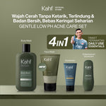[PAKET CHAMPION RACING CARE - KAHF BUNDLE 4IN1 PAKET PERAWATAN DAILY USE ESSENTIALS : WAJAH CERAH & BADAN ANTI BAU] Paket Personal Care (Face Wash + Sunscreen Moisturizer + Body Wash + Deodorant) - Suitable for Daily Use