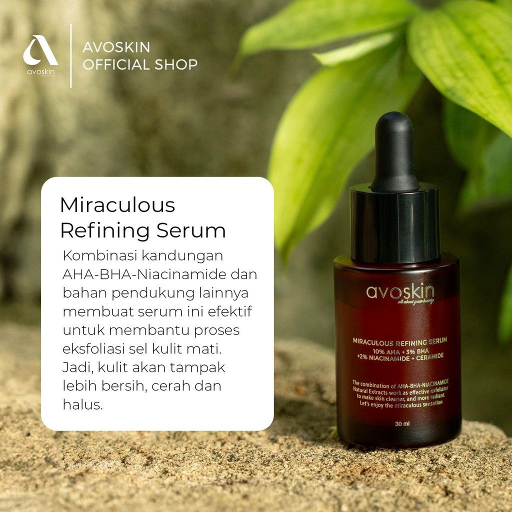 [BUY 1 GET 3] Avoskin Miraculous Refining Serum FREE YSB Serum Mandelic 30ml & FREE Retinol Toner 20ml