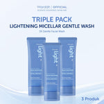[Wardah Member Exclusive] TRIPLE PACK HEMAT Wardah Face Wash All Series - Perfect Bright Oil Control Perfect Bright Cooling Jelly Perfect Bright Smooth Glow Lightening Light Acnederm Sabun Cuci Muka Untuk Menghilangkan Minyak & Bekas Jerawat - Skincare