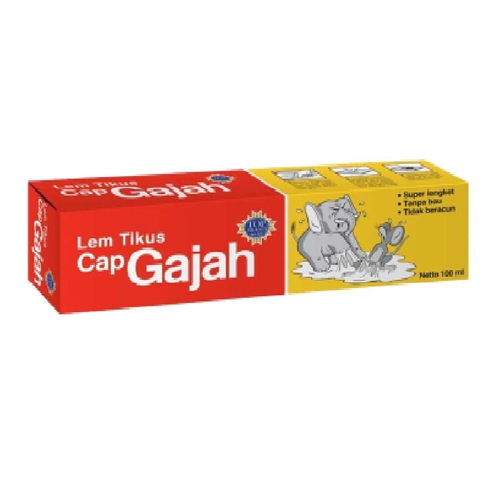 Lem Tikus Tube Cap Gajah 100ml Rat Glue Ekstra Lengket