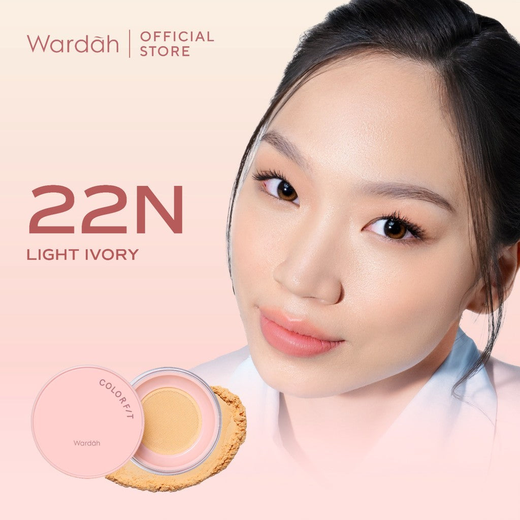 NEW! WARDAH Colorfit HD Blurify Loose Powder + WARDAH Lightening Fresh BB Tint 15ml - Base Makeup Super Ringan Habis Mandi SPF 32 PA+++ Serum Niacinamide, Flawless, Tahan Lama Air Keringat, Bedak Tabur Anak Sekolah Halus Long Lasting Oil Control - Makeup