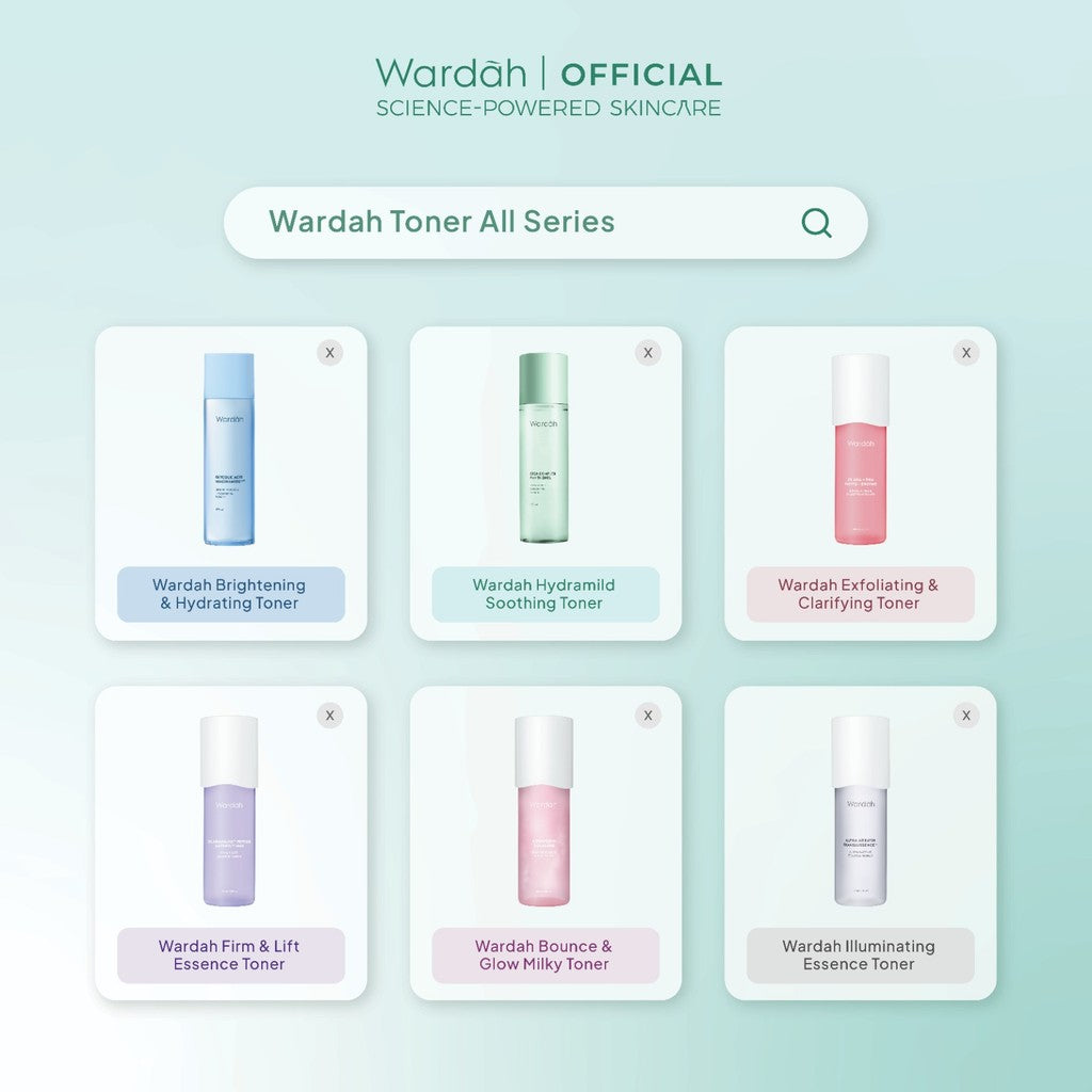 NEW! Wardah Cica Complex Panthenol Hydramild Soothing Toner 125 ml Hydrasoothe Formula Toner Wajah Facial Memudarkan Bekas Jerawat - Toner Badan - Skincare