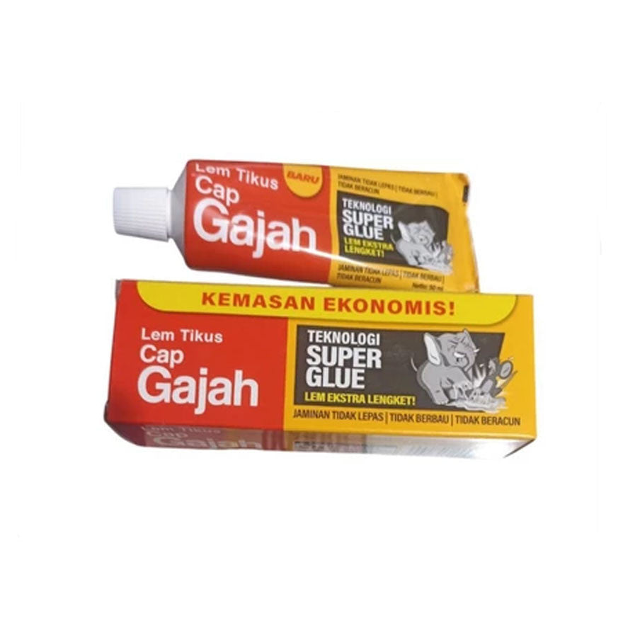 Lem Tikus Tube Cap Gajah 100ml Rat Glue Ekstra Lengket