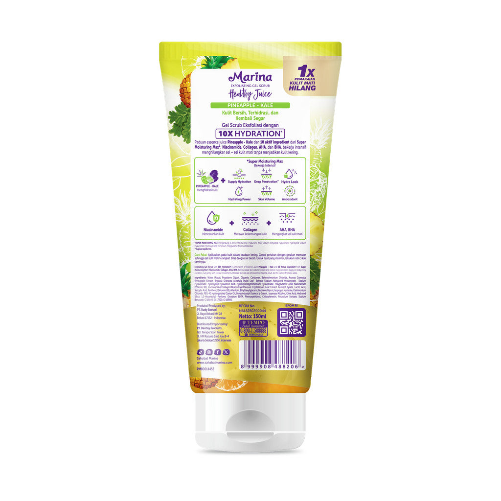 Marina Exfoliating Gel Scrub Healthy Juice 150ml [2pcs]