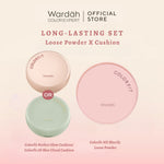 WARDAH Colorfit HD Blurify Loose Powder + Colorfit Perfect Glow Cushion / Colorfit 5D Blur Cloud Cushion - Bedak Tabur Tahan Minyak Halus Long Lasting Oil Control - Makeup