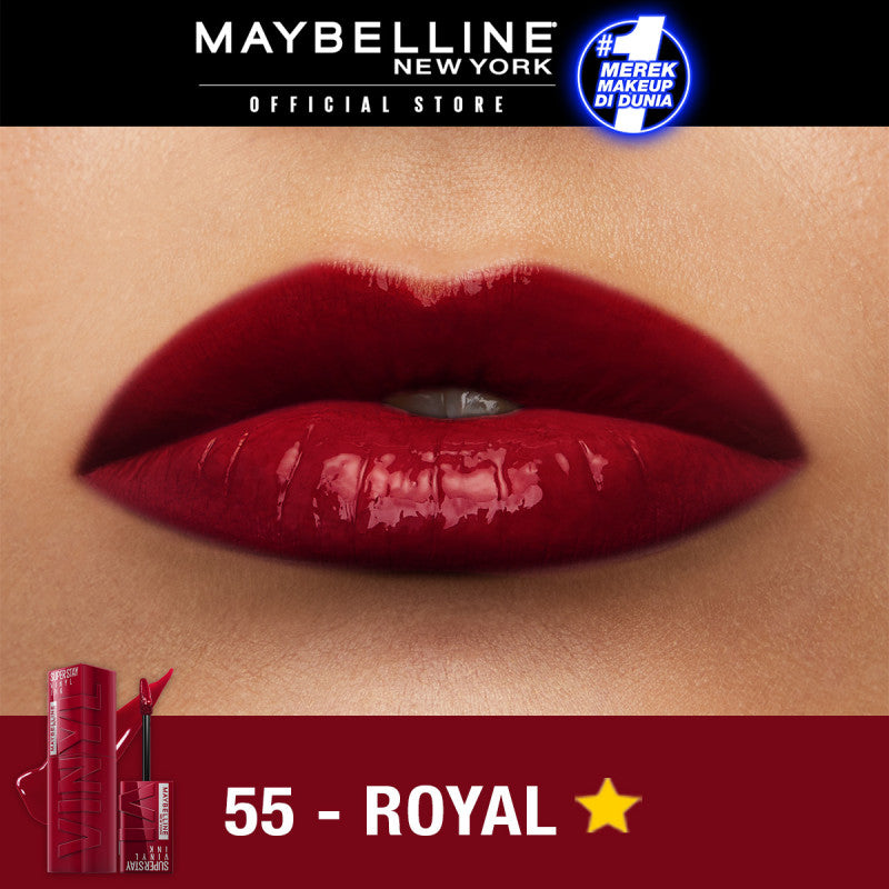 [4 NEW SHADES MILK TEA LIMITED EDITION] MAYBELLINE OFFICIAL Superstay Vinyl Ink 4.2 ml - Shiny Pigmented Liquid Lipstik Lipstick Make Up Lipcream Longlasting Waterproof Tahan Lama 16 Jam Lipstik Lipgloss Lipbalm Liptint