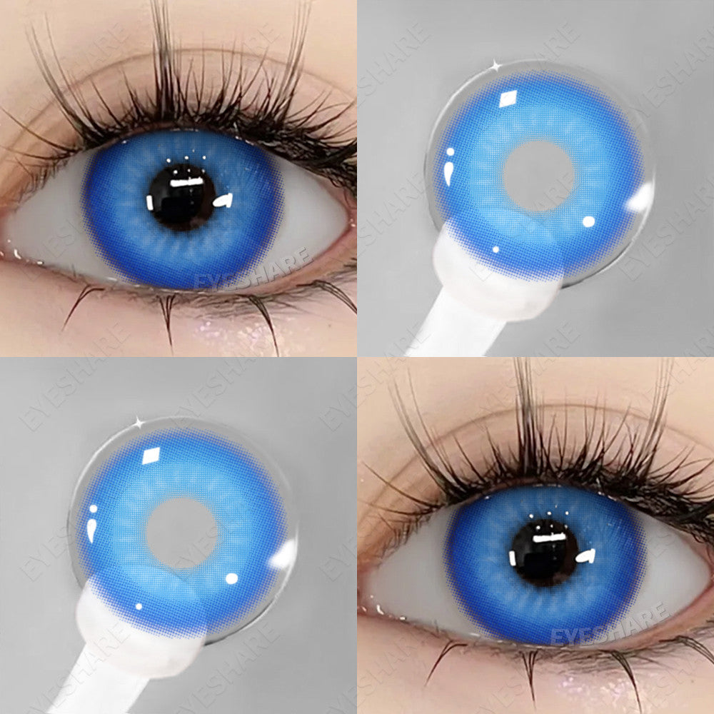 Eyeshare Softlens RHINE BLUE 14.5MM 1Pasang Lensa Kontak Big Eyes Cosplay Mata Halloween Softlen