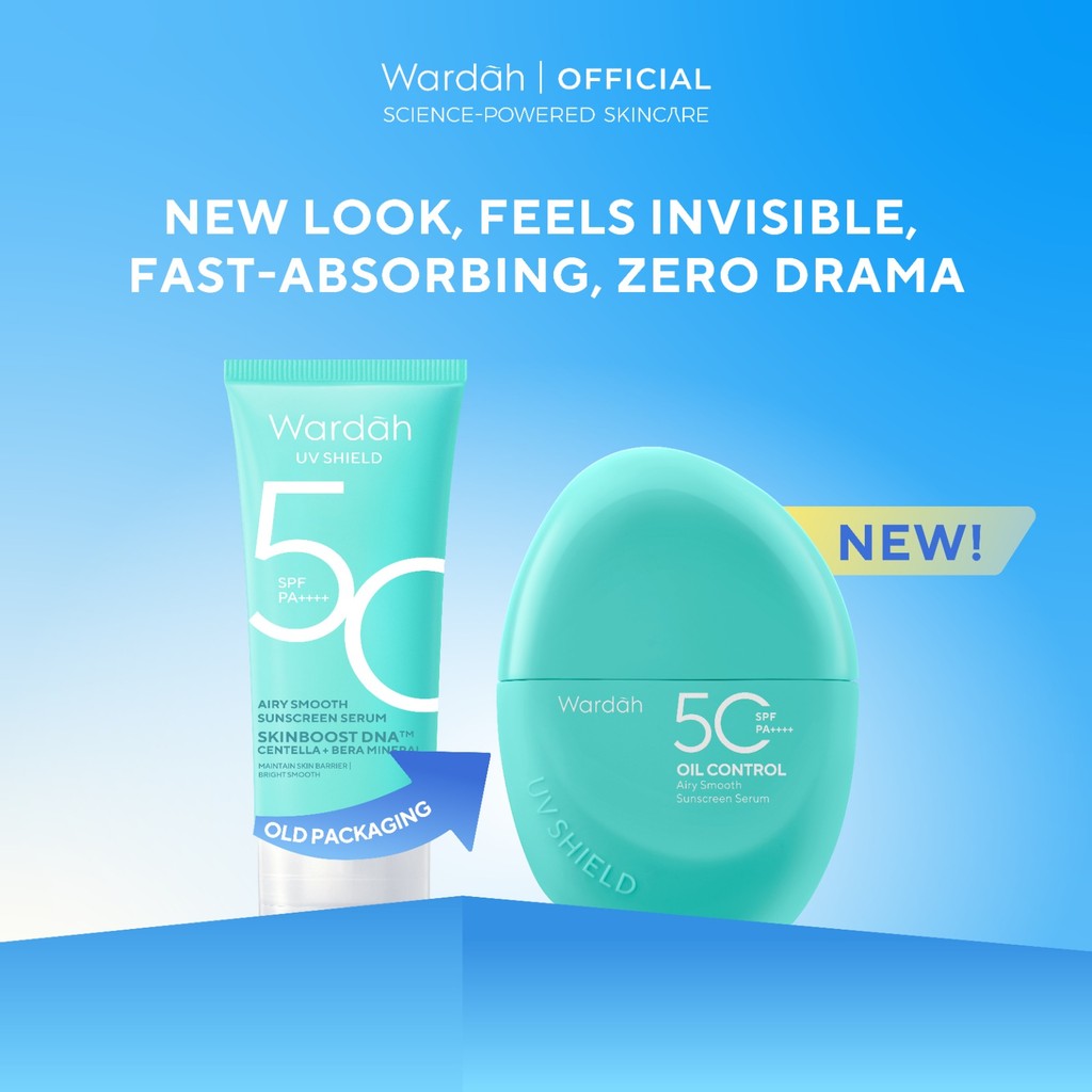 Wardah UV Shield Airy Smooth Sunscreen Serum SPF 50 PA++++ 40ml