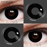 Eyeshare Softlens Big Eyes Merah Biru Ungu Abu-abu Merah Muda 14.5MM 1Pasang Lensa Kontak Cosplay Mata Halloween Softlen