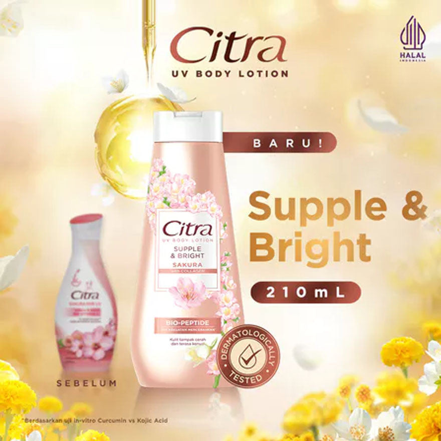 Citra UV Body Lotion 60 ml | Hand body Citra | Hand Body UV | CITRA UV Body Lotion Perfect Bright