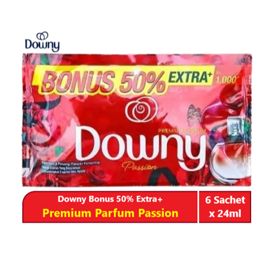 DOWNY Sachet Renceng 6 All Varian 24ml | Downy 1000 Adorable, Floral, Fresh, Milky, Mystiq, Passion