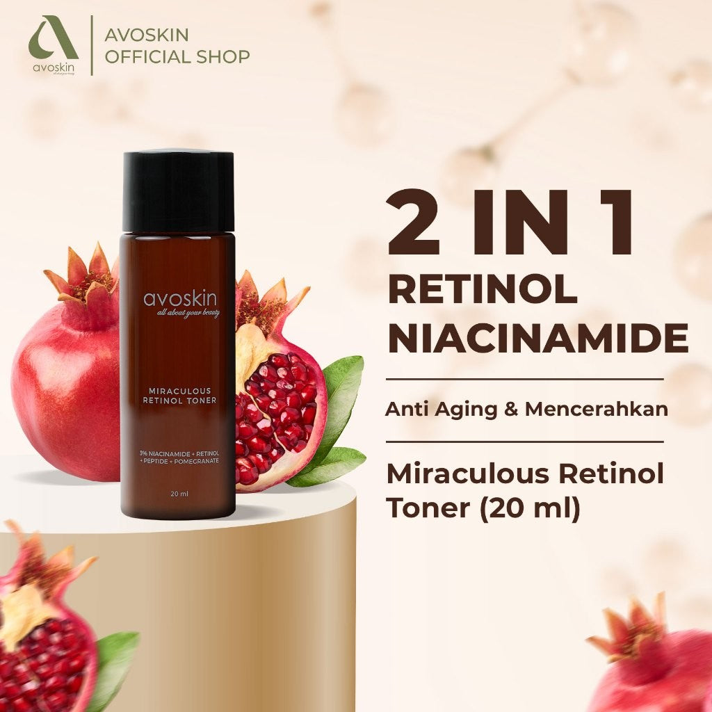 [BUY 1 GET 3] Avoskin Miraculous Refining Serum FREE YSB Serum Mandelic 30ml & FREE Retinol Toner 20ml