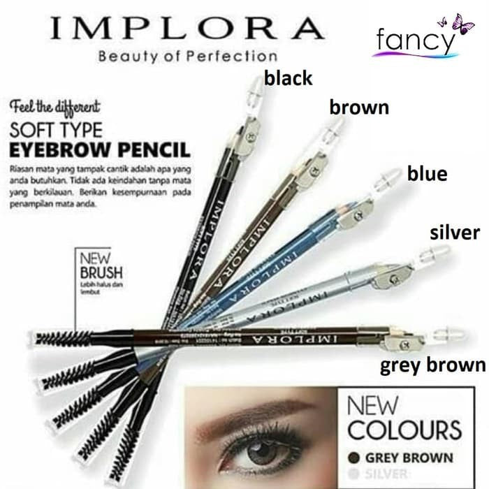 IMPLORA Soft Type Eyebrow Pencil (Pensil Alis)