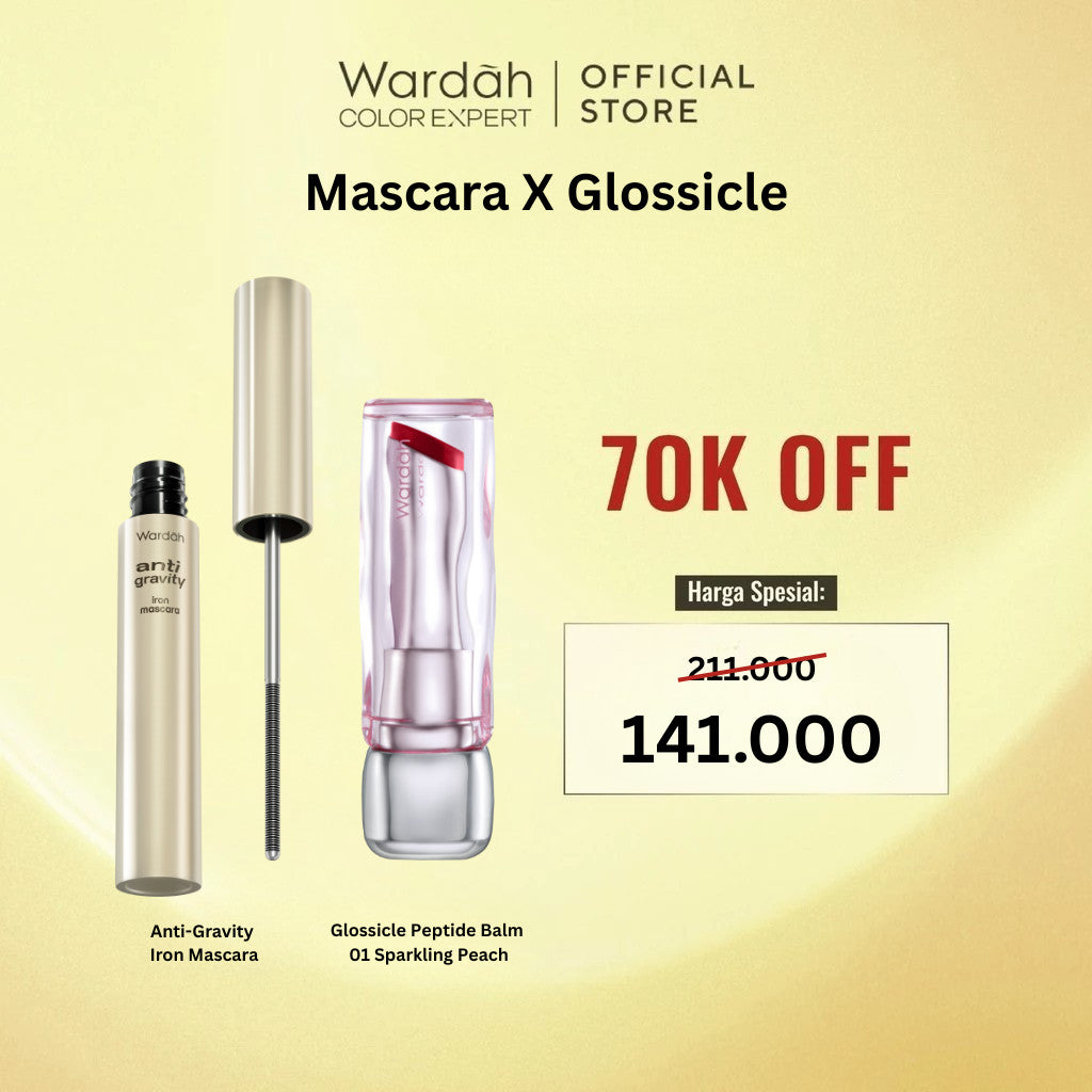 NEW! WARDAH Glossicle Peptide Balm - Ombre Glossicle - Dilengkapi dengan Peptide & UV Filter - Memperkuat Lip Barrier - Tidak Lengket- Glossy - Lip Balm -Lip Tint - Makeup - Natural Gloss - Glossy - Tinted Balm