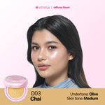 [SPECIAL 11.11] NEW! Emina Glow & Matte 3in1 Skincare Cushion SPF 50 PA++++ 13 G | Flawless Lightweight Make Up Foundation Glowing Skin Transferproof Full High Coverage Bedak Waterproof Sweatproof Dewy Moisturizer Hydrating Barrier Non-Comedogenic BB Crea