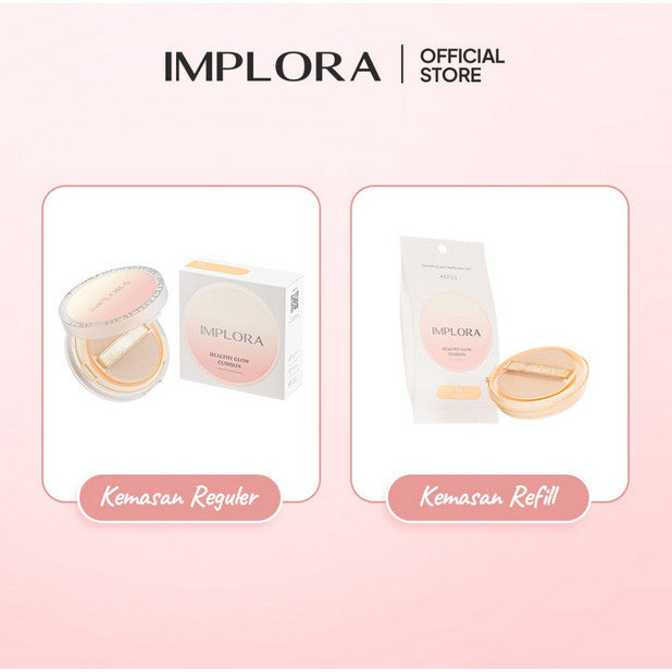 Implora Healthy Glow Cushion 13gr Reguler / Refill Pack