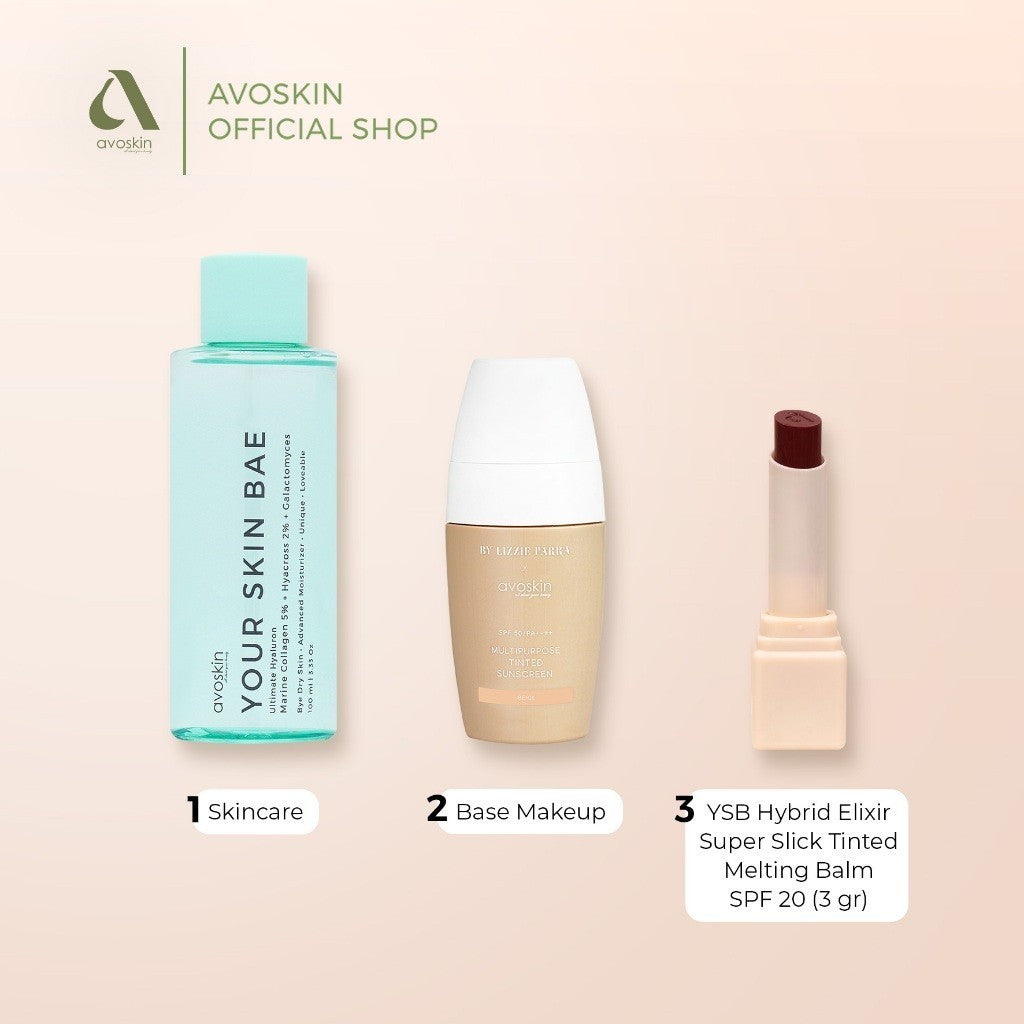 [SPECIAL PRICE] YSB Hybrid Elixir Super Slick Tinted Melting Balm SPF 20 Ruby (3 gr)