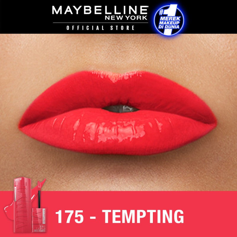 [4 NEW SHADES MILK TEA LIMITED EDITION] MAYBELLINE OFFICIAL Superstay Vinyl Ink 4.2 ml - Shiny Pigmented Liquid Lipstik Lipstick Make Up Lipcream Longlasting Waterproof Tahan Lama 16 Jam Lipstik Lipgloss Lipbalm Liptint