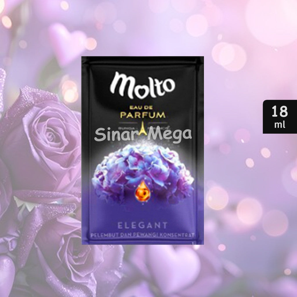 MOLTO Parfum + Protect Sachet Renceng 6 Pcs | Molto Pewangi dan Pelembut 18ml All Varian