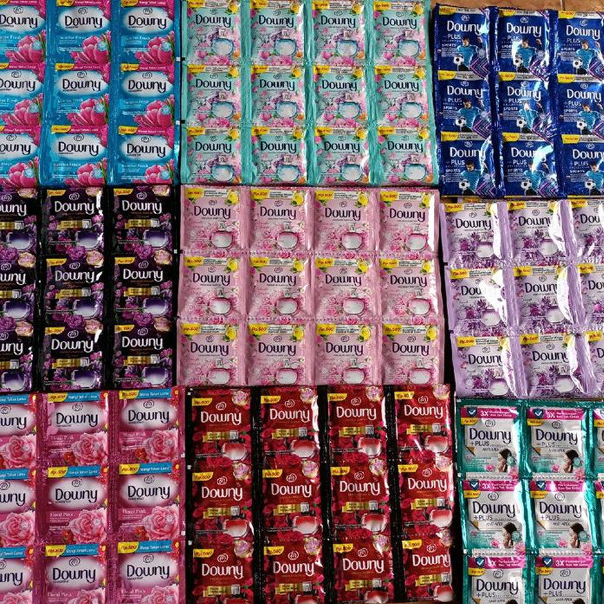 DOWNY Sachet Renceng 6 All Varian 24ml | Downy 1000 Adorable, Floral, Fresh, Milky, Mystiq, Passion