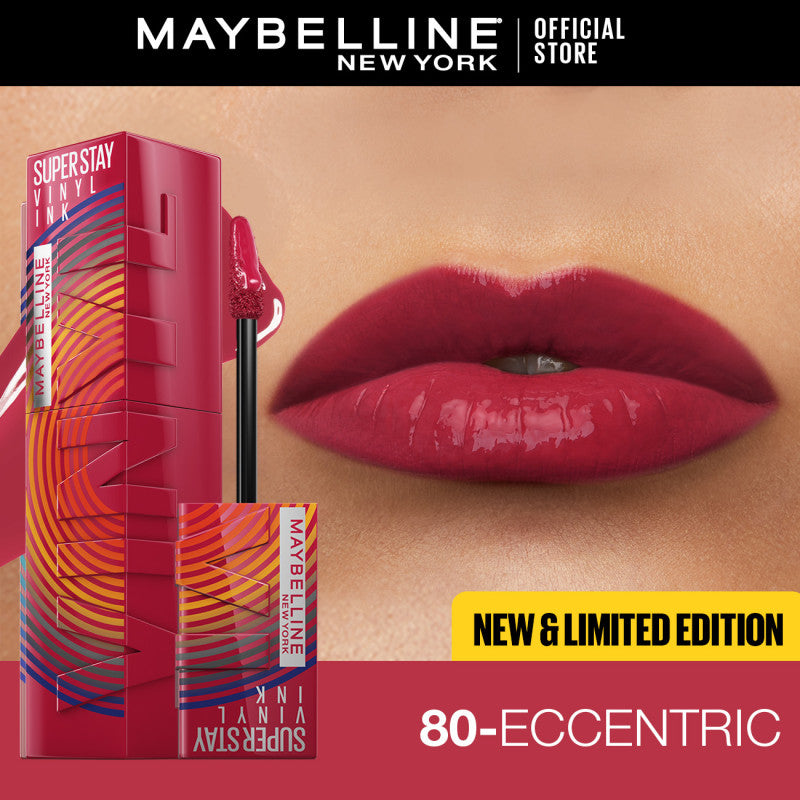 [4 NEW SHADES MILK TEA LIMITED EDITION] MAYBELLINE OFFICIAL Superstay Vinyl Ink 4.2 ml - Shiny Pigmented Liquid Lipstik Lipstick Make Up Lipcream Longlasting Waterproof Tahan Lama 16 Jam Lipstik Lipgloss Lipbalm Liptint