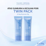WARDAH Lightening Glowshot Day Moisturizer | Light+ Cream Niacinamide Brightening Moisturizer Pelembab Wajah Pemutih Wajah Facial Day Cream Skincare BPOM - Mencerahkan, Melembapkan, dan Melindungi Kulit - Skincare