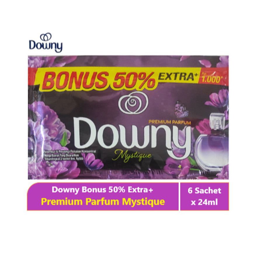 DOWNY Sachet Renceng 6 All Varian 24ml | Downy 1000 Adorable, Floral, Fresh, Milky, Mystiq, Passion