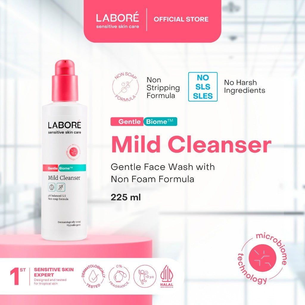 Labore Skin Bright Cleansing Set -   Mild Cleanser 225 ml |   Multi-Pigmentation Brightening Serum 20 ml - Pembersih Wajah - Lembut - Cocok untuk Kulit Sensitif - Melembabkan - Serum Pencerah - Mengatasi Hiperpigmentasi