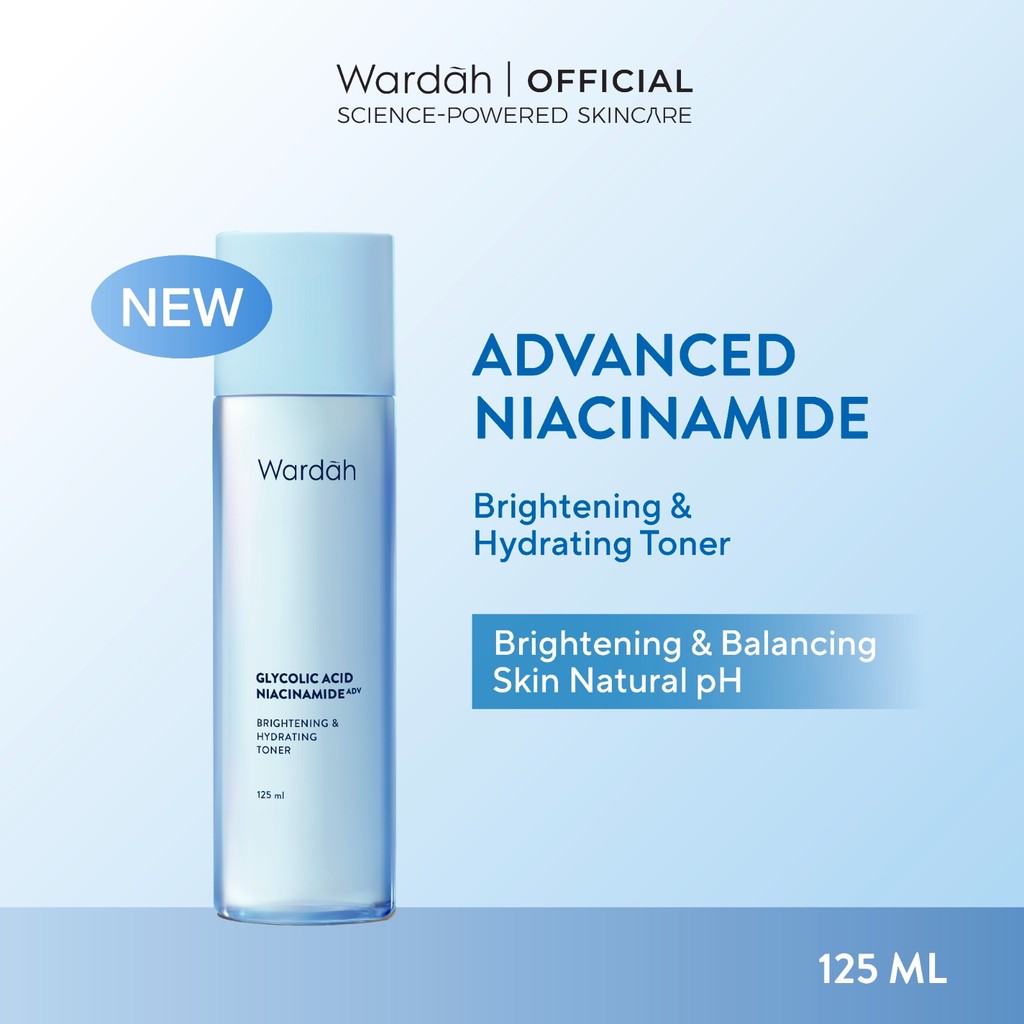 [Wardah Member Exclusive] Wardah Toner All Series - Acnederm, Lightening, Crystal Secret, Renew You, Hydra Rose