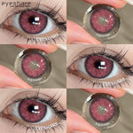 Eyeshare Softlens MONTREAL Gray Big Eyes 14.5mm 1Pasang Lensa Kontak Pupil Berwarna Terang