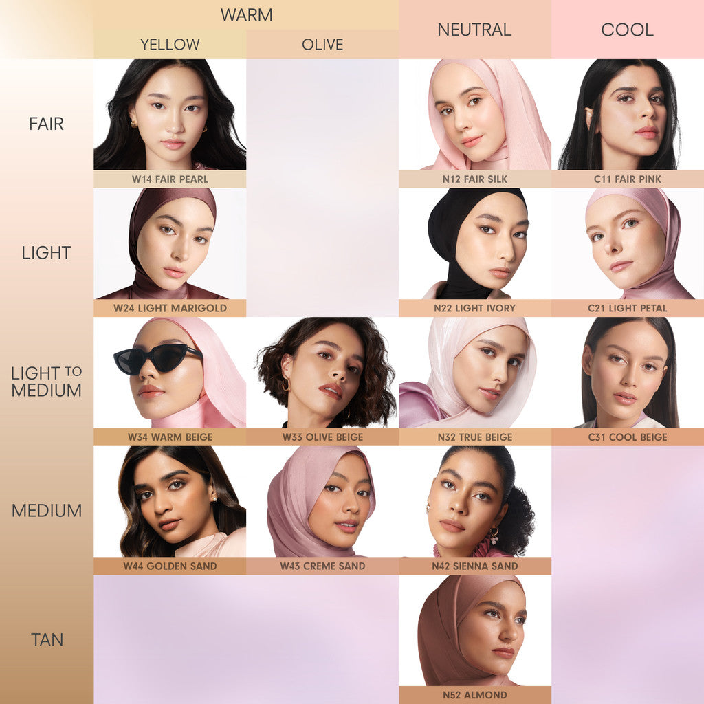 Instaperfect Eyes complexion set -  real skin high coverage complexion, healthy glow, blurring, bulu mata "jigrak", Instant lashlift (Skin glow mesh cushion + Noir lash mascara)