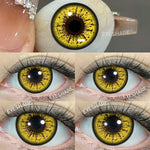 Eyeshare Softlens Big Eyes Merah Biru Ungu Abu-abu Merah Muda 14.5MM 1Pasang Lensa Kontak Cosplay Mata Halloween Softlen