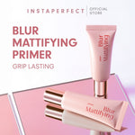 Instaperfect Real Skin High Coverage Smooth Glow Finish Complete Complexion Set- Bundle  Skin Glow Mesh Cushion+ Quickmatte Loose Powder- Paket Make up Glow Finish High Coverage