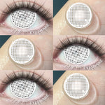 Eyeshare Softlens Big Eyes Merah Biru Ungu Abu-abu Merah Muda 14.5MM 1Pasang Lensa Kontak Cosplay Mata Halloween Softlen